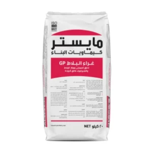 غراء بلاط GP مايستر كيس 20 كجم خليط اسمنتي، أبيض-رمادي | نسما بترجي